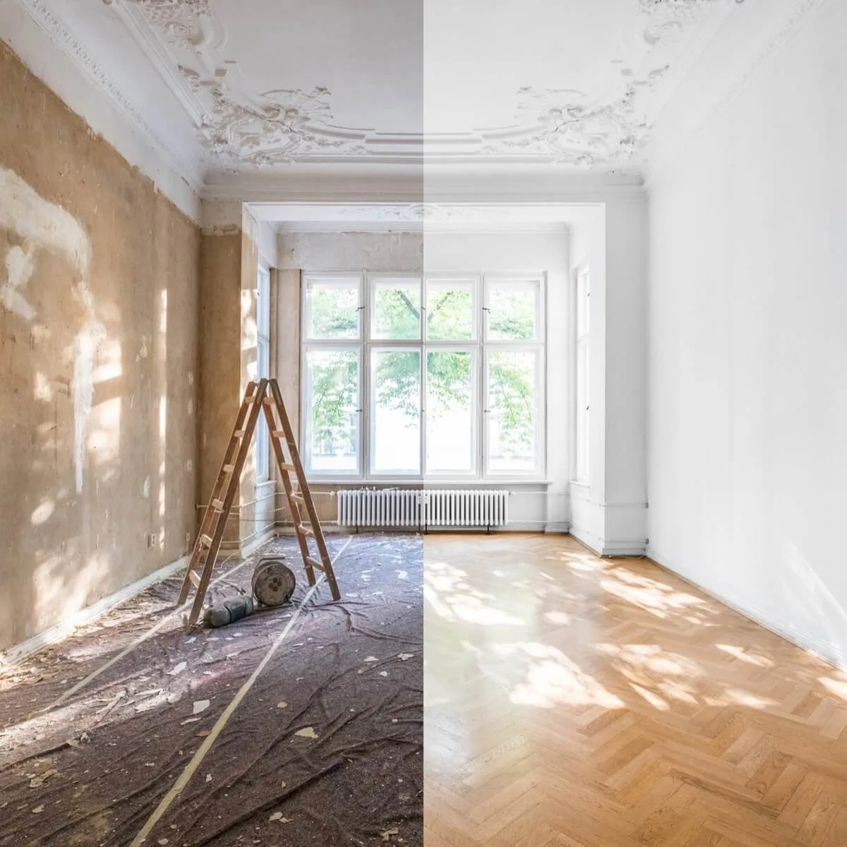 Interior renovation services in Gallarate and Milan engineered to enhance spatial flow, comfort, and quiet luxury aesthetics.